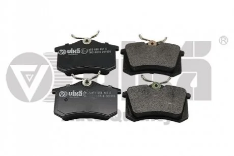 Колодки задні гальмові без датчика Audi A4 (01-09),A6 (00-05) vika для VIKA 66981100701 фото товару