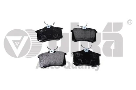 Гальмівні колодки задні дискові VW Polo, Passat, Jetta, Golf / Audi A4/ Peugeot / Renault / Citroen для Renault, Volkswagen, Audi, Skoda, Seat VIKA 66981100801 фото товару