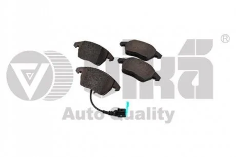 Колодки передні гальмові з датчиком зносу для Skoda, Volkswagen, Audi, Seat VIKA 66981688801 фото товару