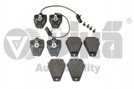 Колодки передні гальмові з датчиком зносу для Audi VIKA 66981691501 фото товару