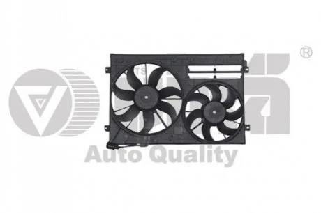 Вентилятор радіатора з рамкою комплект для Volkswagen, Audi, Seat, Skoda VIKA 89981482101 фото товару