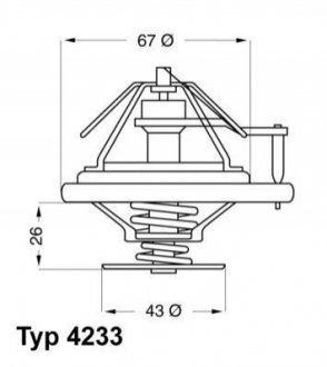 Термостат WAHLER 4233.80D фото товару