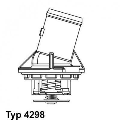 <strong>Термостат Mercedes Benz W203 M112 WAHLER 429887D (фото 1)</strong>