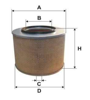 Фільтр повітряний - фільтруючий елемент (x255) MERCEDES LK/LN2, MK, NG, SK 5958-18273 08.73-12.98 для WIX FILTERS 42357E фото товару
