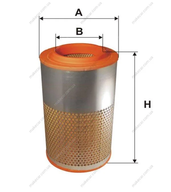 <strong>Фільтр повітряний - фільтруючий елемент (x368) DAF 45 5880 05.91-12.00 WIX FILTERS 93225E (фото 1)</strong>