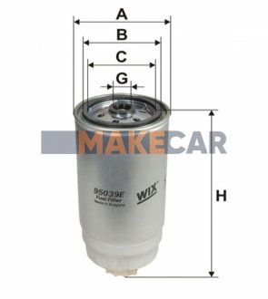 Фильтр топливный WIX FILTERS 95039E (фото 1)