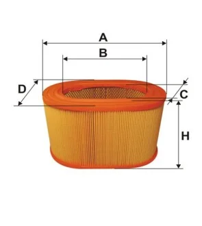Фільтр повітряний для Mitsubishi WIX FILTERS WA6019 фото товару