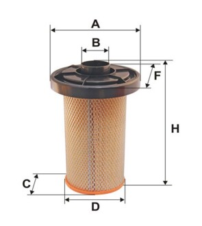 Фільтр повітряний WIX FILTERS WA6036 фото товару