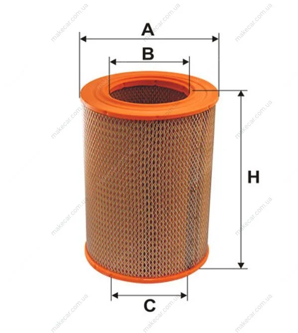 <strong>Фільтр повітряний /218 (вир-во WIX-FILTERS) WIX FILTERS WA6400 (фото 1)</strong>