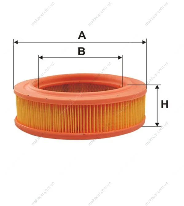 <strong>Фільтр повітряний /AR219 (вир-во WIX-FILTERS) WIX FILTERS WA6401 (фото 1)</strong>