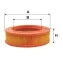 <strong>Фільтр повітряний /AR219 (вир-во WIX-FILTERS) WIX FILTERS WA6401 (фото 1)</strong>