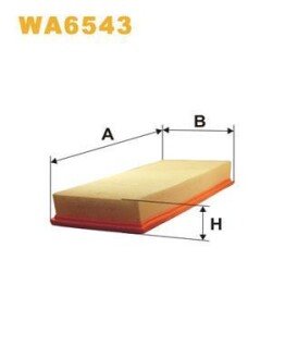 Фільтр повітряний VAG WIX FILTERS WA6543 фото товара