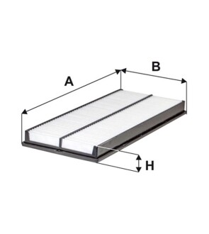 ФІЛЬТР ПОВІТРЯ WIX FILTERS WA9531 фото товару
