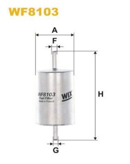 ФІЛЬТР ПАЛИВА WIX FILTERS WF8103 фото товара