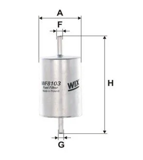 ФІЛЬТР ПАЛИВА для Renault, Hyundai WIX FILTERS WF8103 фото товару