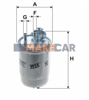 Фильтр топливный 1.9D 01- WIX FILTERS WF8262