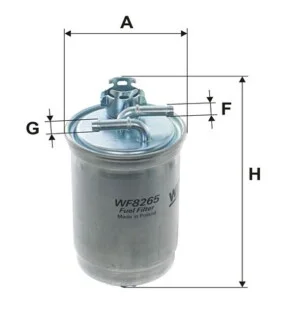 Фільтр паливний для Volkswagen, Seat WIX FILTERS WF8265 фото товару