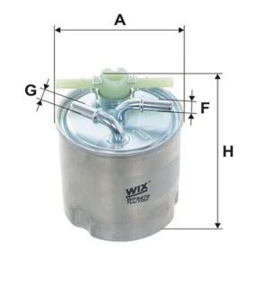 Фільтр паливний для Nissan, Renault WIX FILTERS WF8478 фото товару