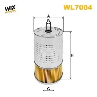 Фільтр масляний для WIX FILTERS WL7004 фото товару