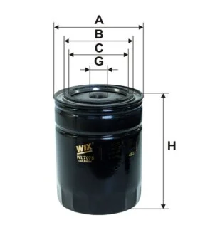 Фільтр масляний для Opel WIX FILTERS WL7075 фото товару