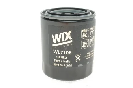 Фільтр масляний для WIX FILTERS WL7108 фото товару