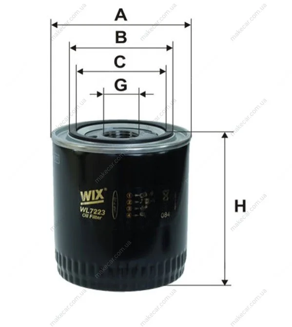 <strong>Фільтр оливний WIX FILTERS WL7223 (фото 1)</strong>
