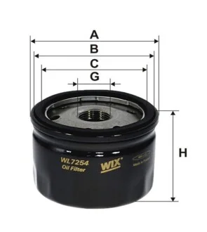 Фільтр масляний для Renault, Jeep, Dacia, Nissan WIX FILTERS WL7254 фото товару