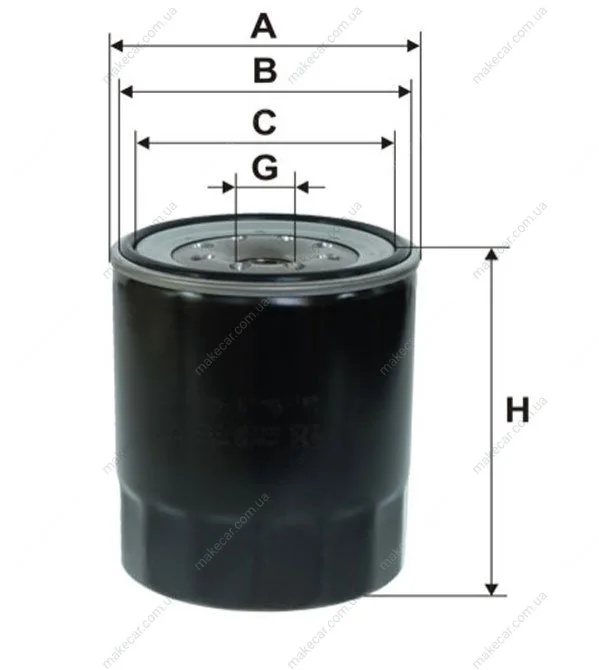 <strong>Фільтр масляний WIX FILTERS WL7307 (фото 1)</strong>