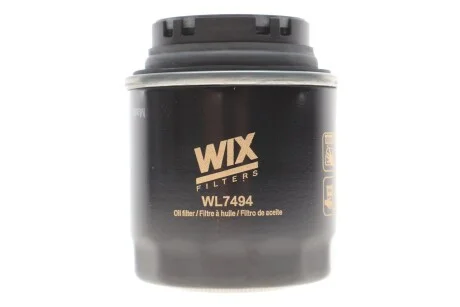 Фільтр масляний для Volkswagen, Audi, Seat, Skoda WIX FILTERS WL7494 фото товару