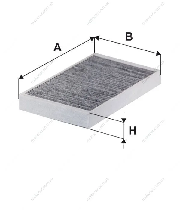 <strong>Фільтр салона вугільний WIX FILTERS WP2001 (фото 1)</strong>