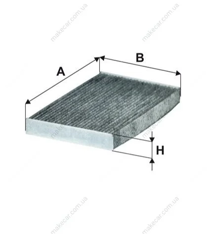 <strong>Фільтр салону вугільний WIX FILTERS WP2175 (фото 1)</strong>