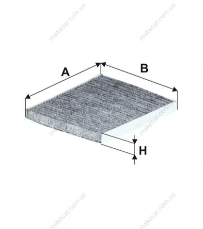 <strong>Фільтр салону вугільний WIX FILTERS WP9211 (фото 1)</strong>