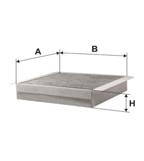 Фільтр салону вугільний для Smart WIX FILTERS WP9271 фото товару