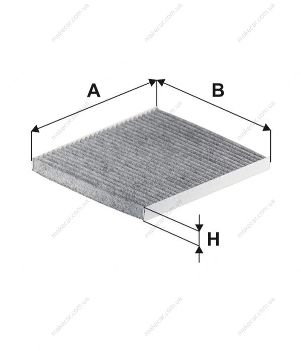 <strong>Фільтр салону вугільний WIX FILTERS WP9303 (фото 1)</strong>