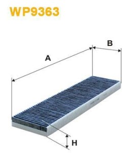 ФІЛЬТР ПОВІТРЯ WIX FILTERS WP9363 фото товару