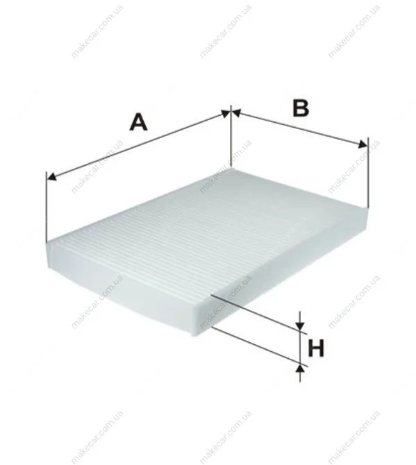 <strong>Фільтр салону (вир-во WIX-FILTERS) WIX FILTERS WP9366 (фото 1)</strong>