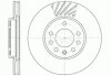 <strong>Гальмівний диск перед. Opel Astra G, H/Zafira 98- (вент.) (280x25) WOKING D6584.10 (фото 1)</strong>