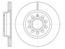 Диск тормозной перед. (Remsa) (кратно 2 шт.) VAG Octavia II Yeti / Golf V VI Caddy III Jetta III IV WOKING D6647.10 (фото 1)