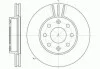 <strong>Гальмівний диск перед. Aveo/Kalos/Spark (03-21) WOKING D6655.10 (фото 1)</strong>