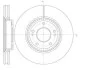 <strong>Гальмівний диск перед. Sonata V/Tucson/i40/ix35/Optima/Sportage 04- (300x28) WOKING D6988.10 (фото 1)</strong>