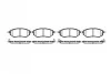 <strong>Гальмівні колодки перед. Subaru Legacy IV/Outback 03- (akebono) WOKING P10373.02 (фото 1)</strong>
