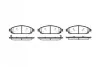 <strong>Колодки гальмівний диск. перед. (пр-во Remsa) Jeep Grand Cherokee 05>10 WOKING P10733.02 (фото 1)</strong>