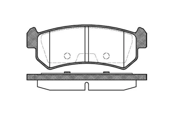 <strong>Гальмівні колодки зад. Chevrolet Lacetti 05- (akebono) WOKING P11483.00 (фото 1)</strong>