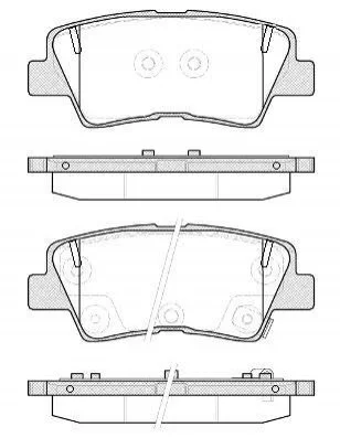 <strong>Гальмівні колодки зад. Hyundai i30/i40 11-/Kia Cee\'d 1.6-3.3 12- (akebono) WOKING P12623.52 (фото 1)</strong>