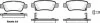 <strong>Гальмівні колодки зад. Honda CR-V 07- (bosch) WOKING P13903.02 (фото 1)</strong>