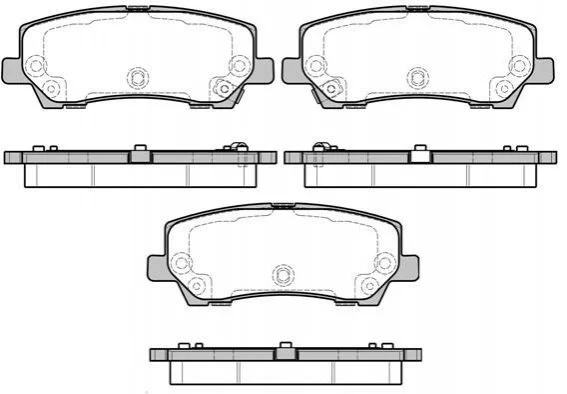 <strong>Колодки гальмівний диск. задн. (пр-во Remsa) Ford Mustang 15> WOKING P17213.15 (фото 1)</strong>