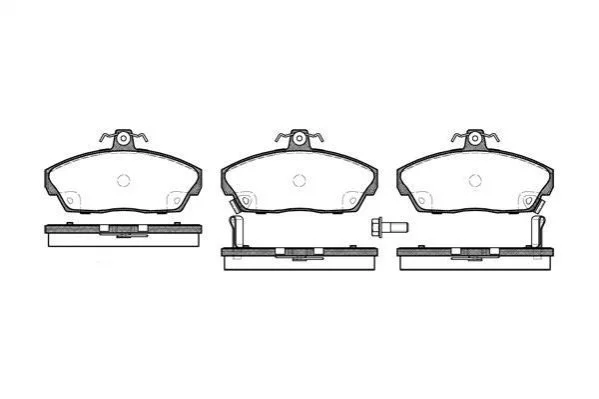 <strong>Гальмівні колодки перед. Honda Civic 91-05 (TRW) WOKING P237302 (фото 1)</strong>
