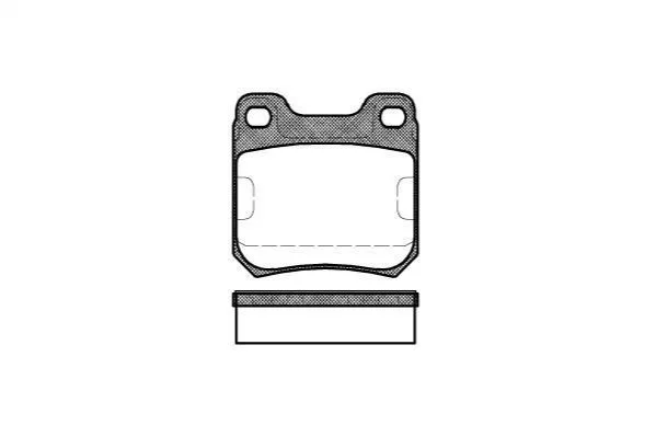 <strong>Гальмівні колодки зад. Opel Omega/SAAB 9-5 2.0-3.0 87-03 WOKING P3393.40 (фото 1)</strong>