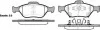 <strong>Тормозные колодки перед. Toyota Yaris 05- (ATE) WOKING P6663.12 (фото 1)</strong>