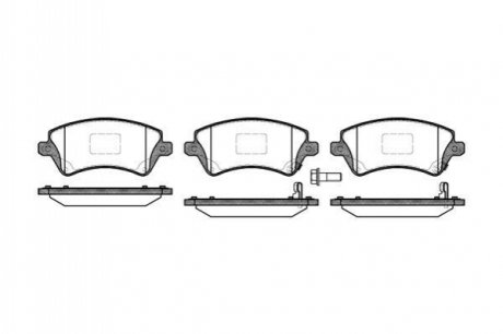 Тормозные колодки перед. Corolla (04-13) WOKING P9223.12